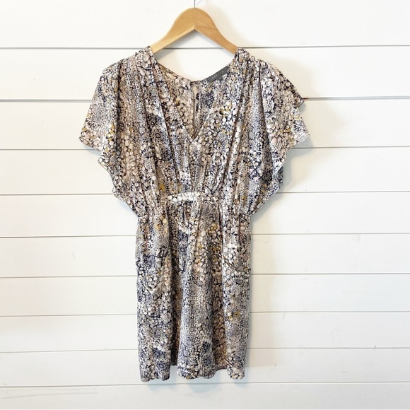 Sheike | Floral Short Sleeve V-Neck Mini Dress Size 8 - Picture 1 of 15